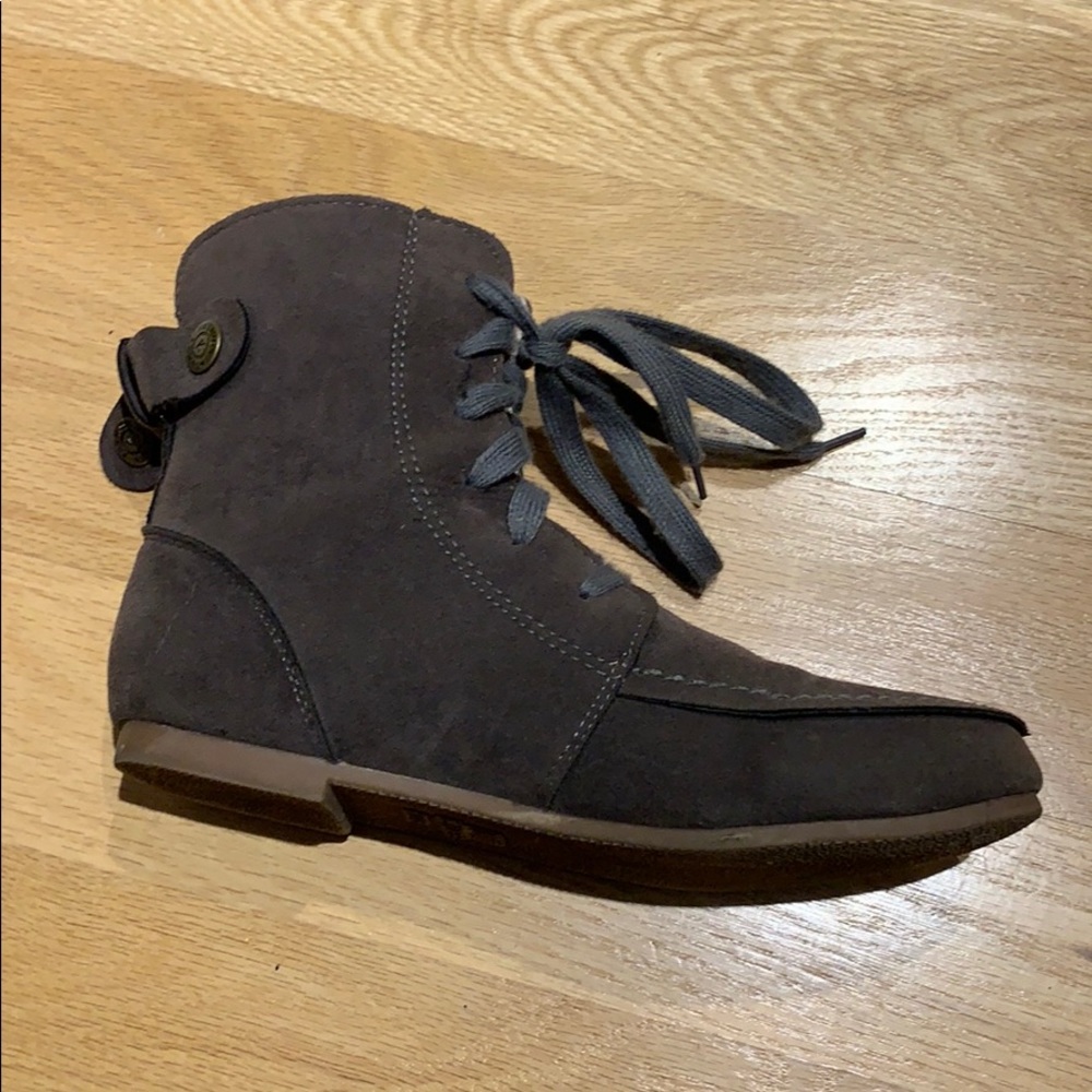 Genuine nubuck leather boots